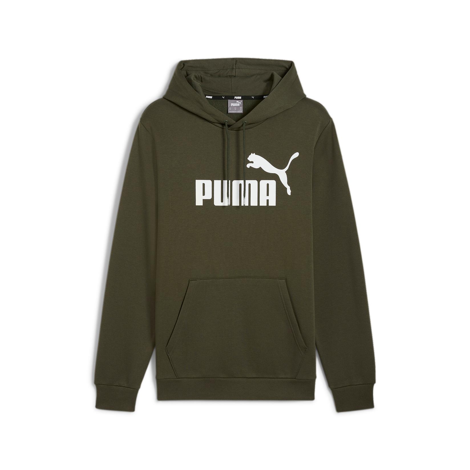 PUMA Muška dukserica ESS Big Logo Hoodie FL, 586687-08, Maslina