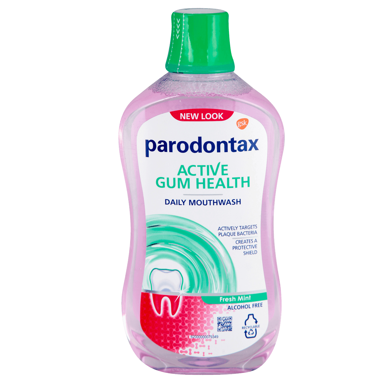 Parodontax Active Gum Health vodica za ispiranje usta sa mirisom svježe mente, 500 ml