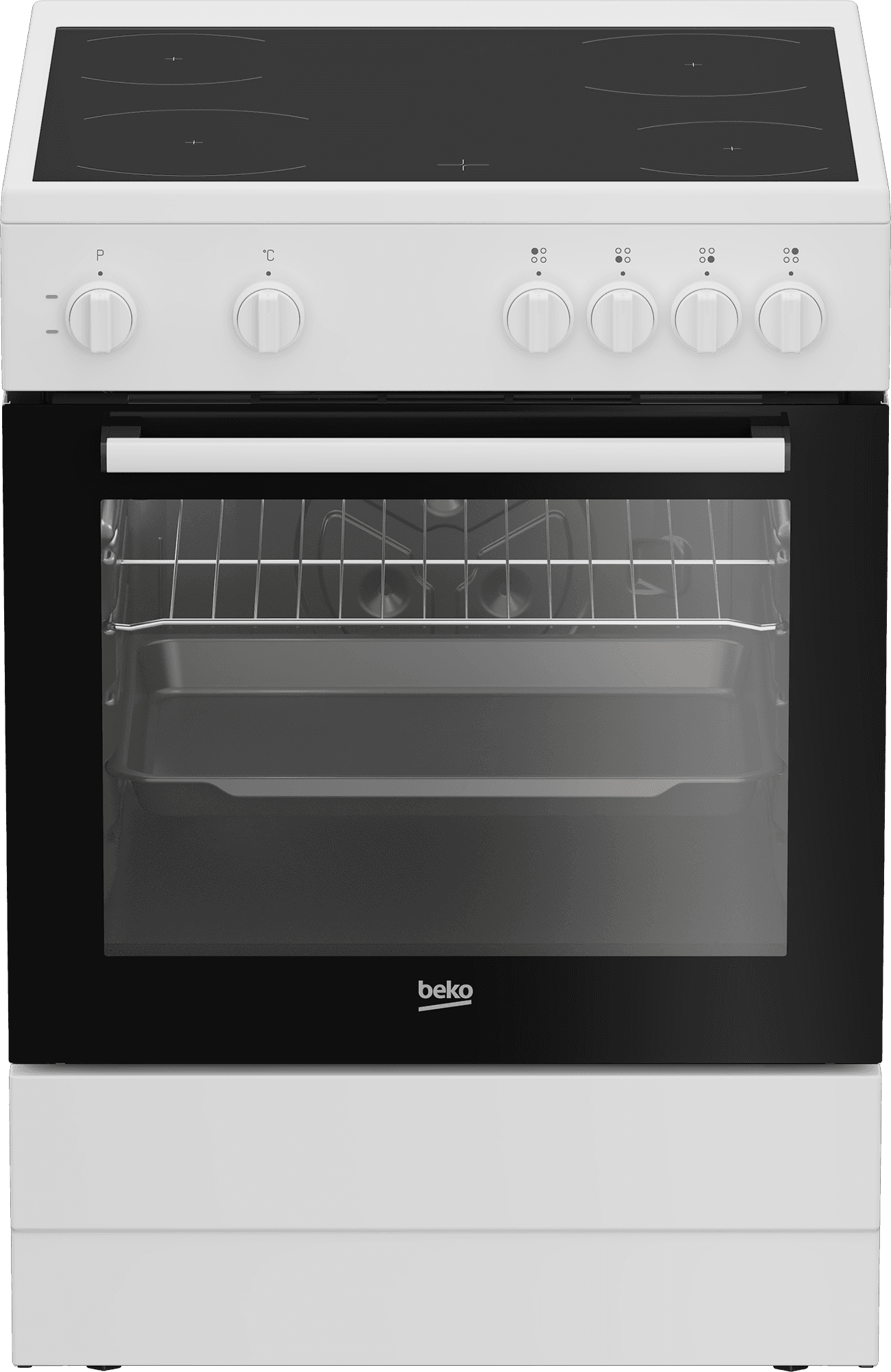 Beko električni štednjak FBS67000WD, 73l, bijela