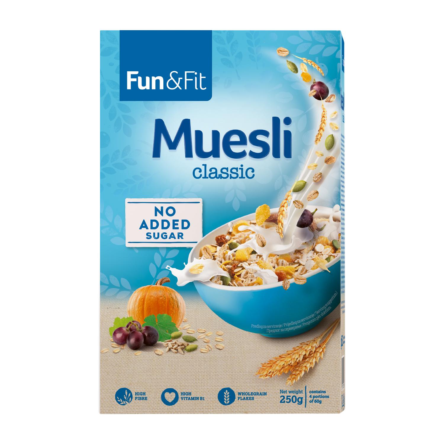 FUN&FIT Klasični musli 250g