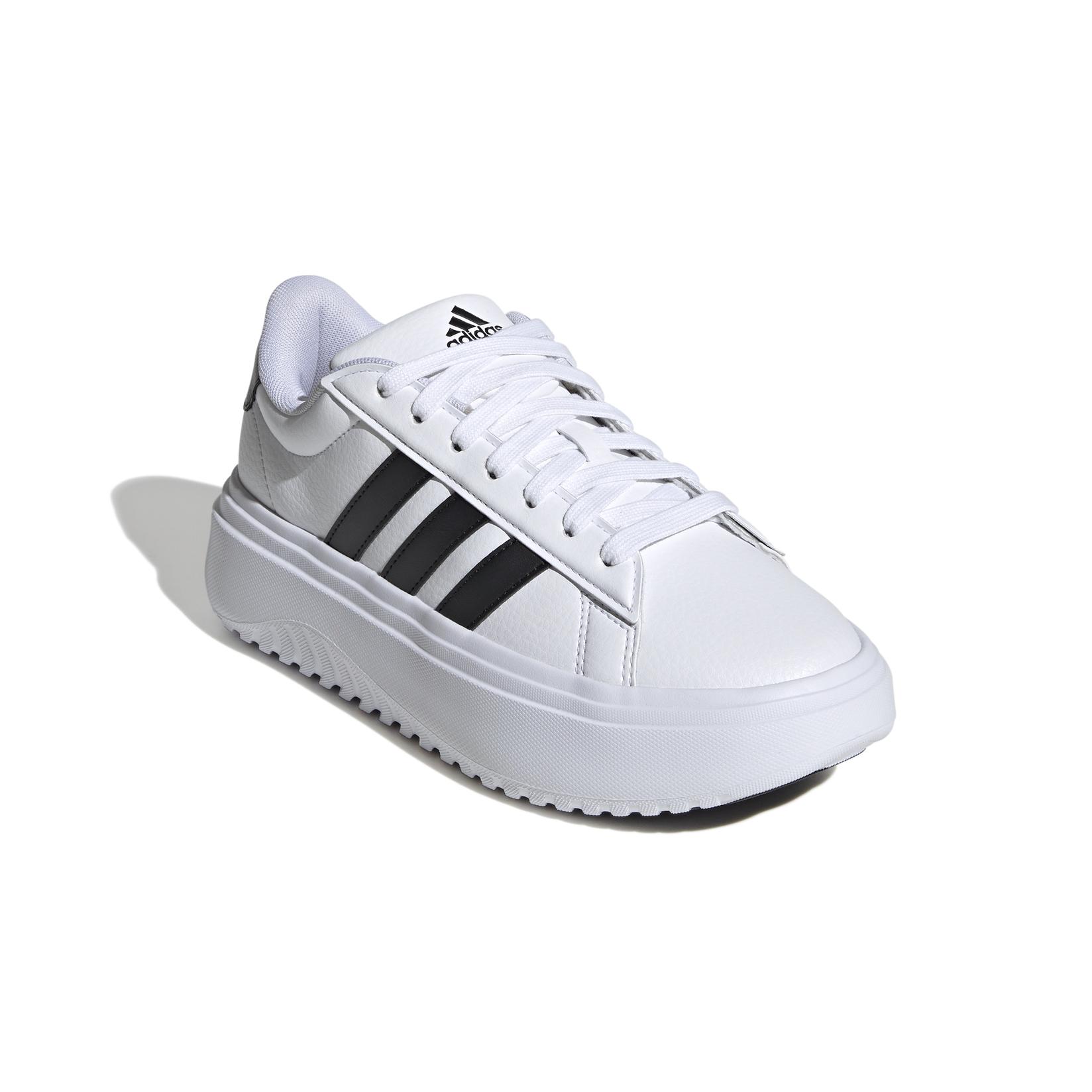 Adidas Grand Court Platform ženske patike, bijelo-crne