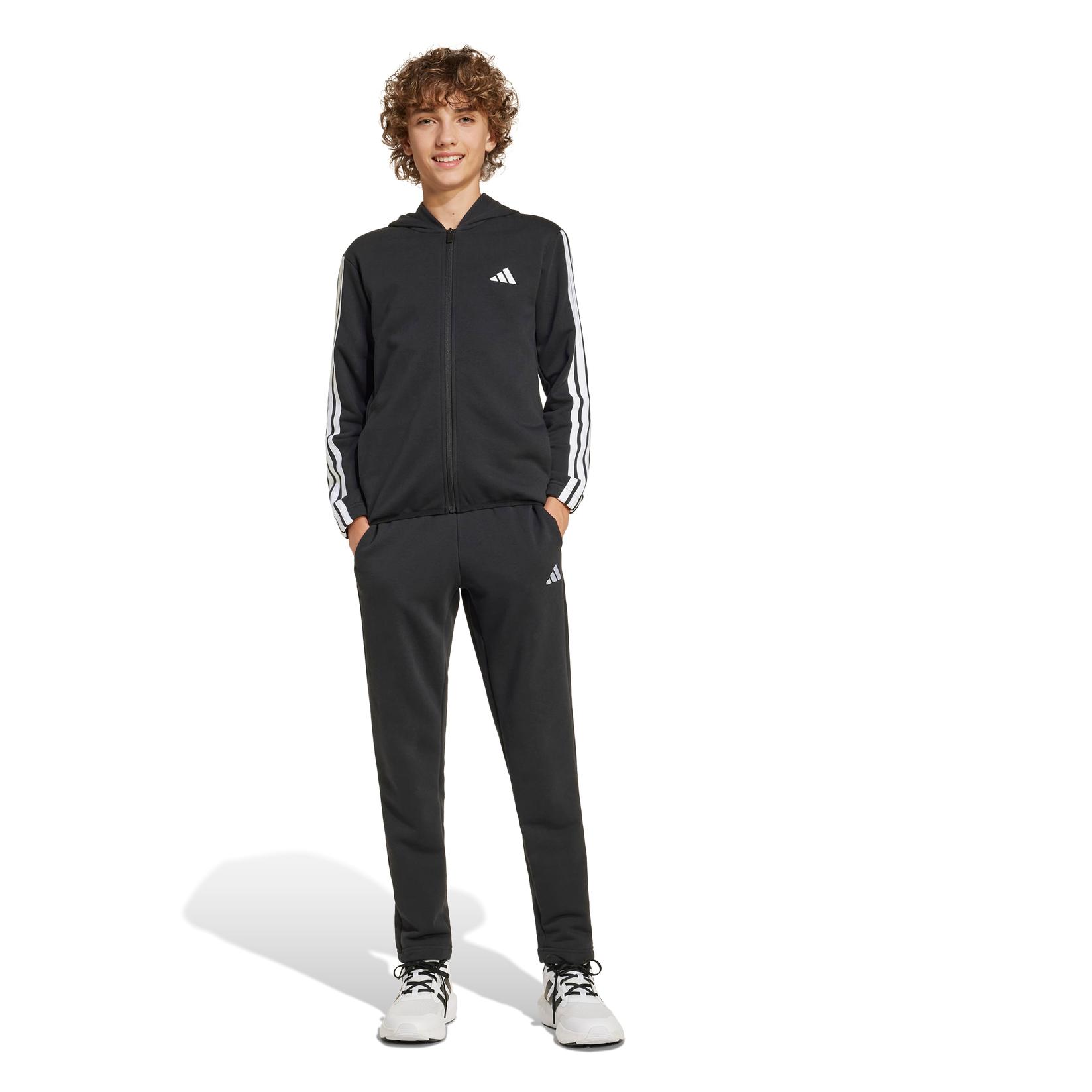Adidas Komplet trenerke za djecu J 3S Ft Ts 220, Crne