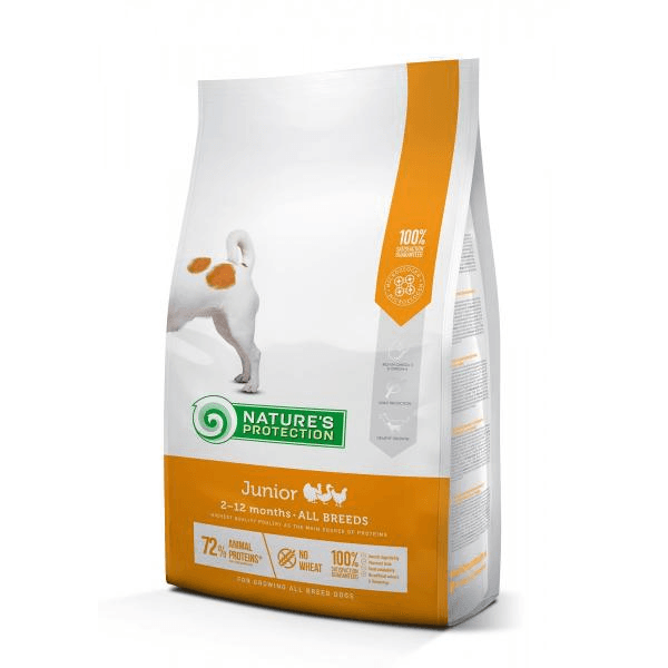 NATURE'S PROTECTION Suha hrana za pse Junior Poultry 2kg
