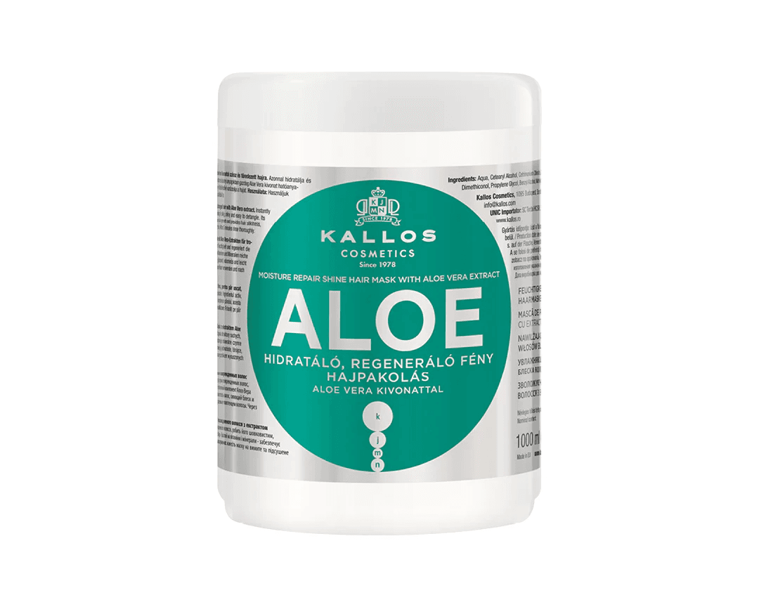 KALLOS maska ​​za kosu s alojom, 1000ml