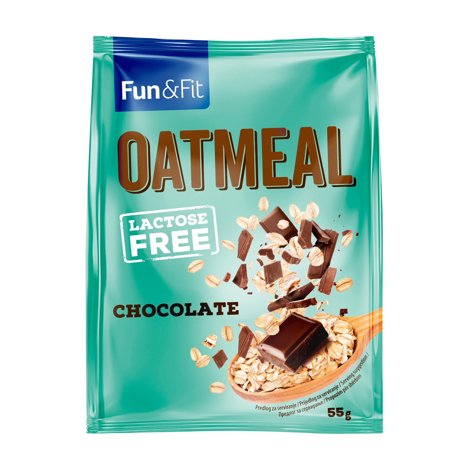 FUN & FIT Zobena kaša s čokoladom 55g