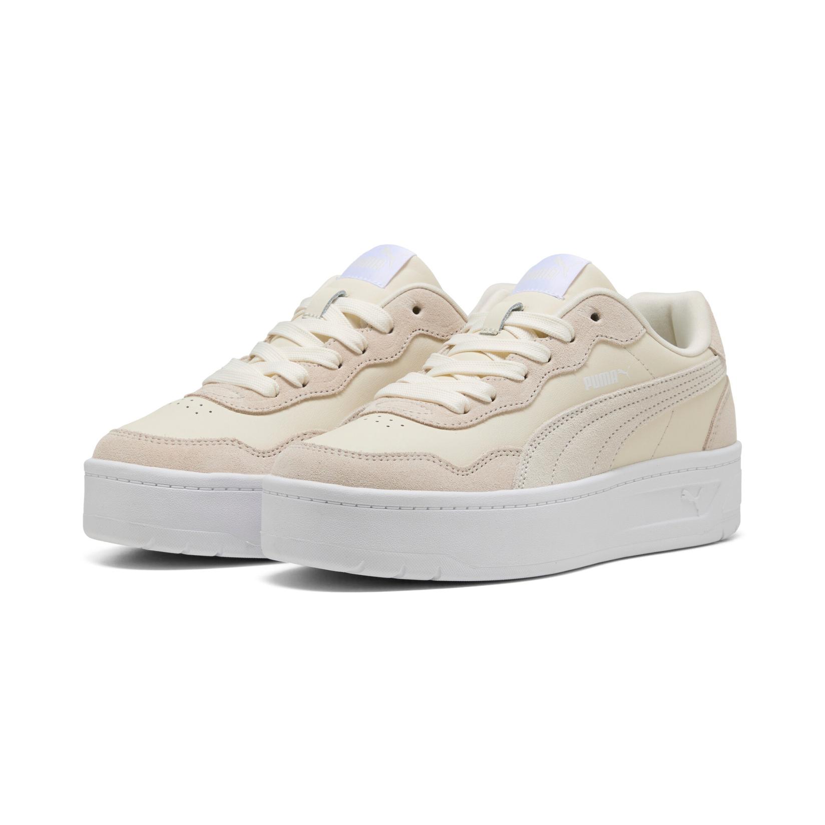 Ženske patike PUMA Court Lally Skye SD, 400735-01, krem ​​boje