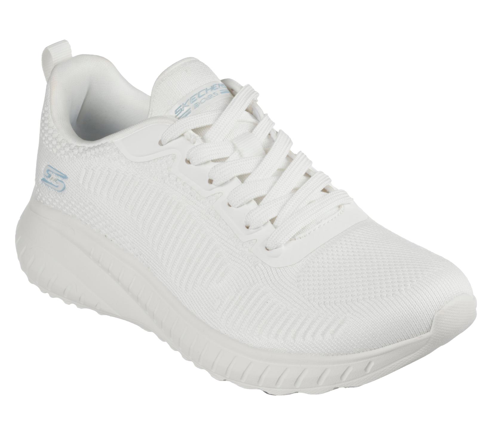 Skechers Ženske Bobs Sqad Chaos-Face Off tenisice, 117209-OFWT, bijele