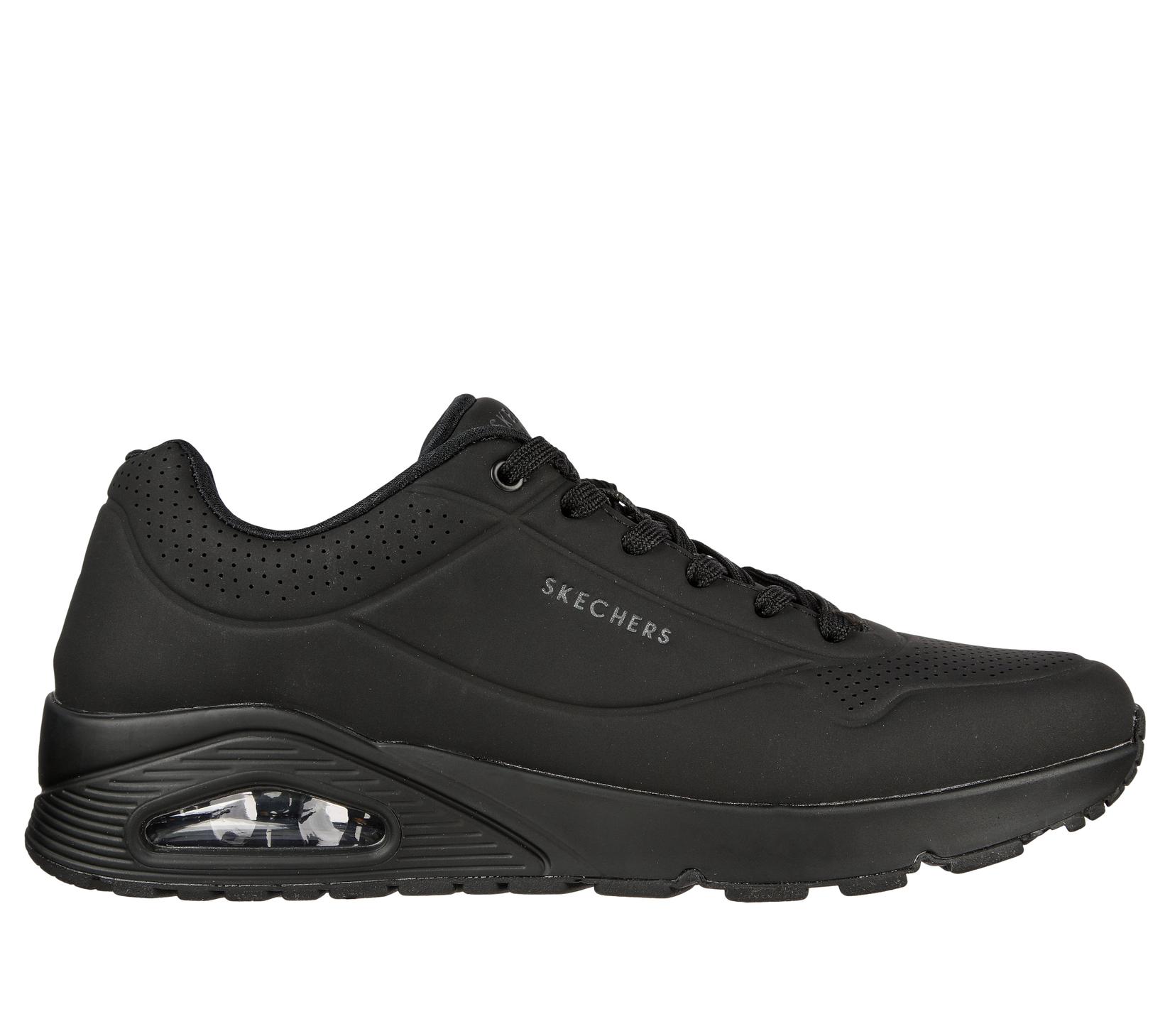 Skechers Muške patike Uno Stand On Air 52458-Bbk, Crne