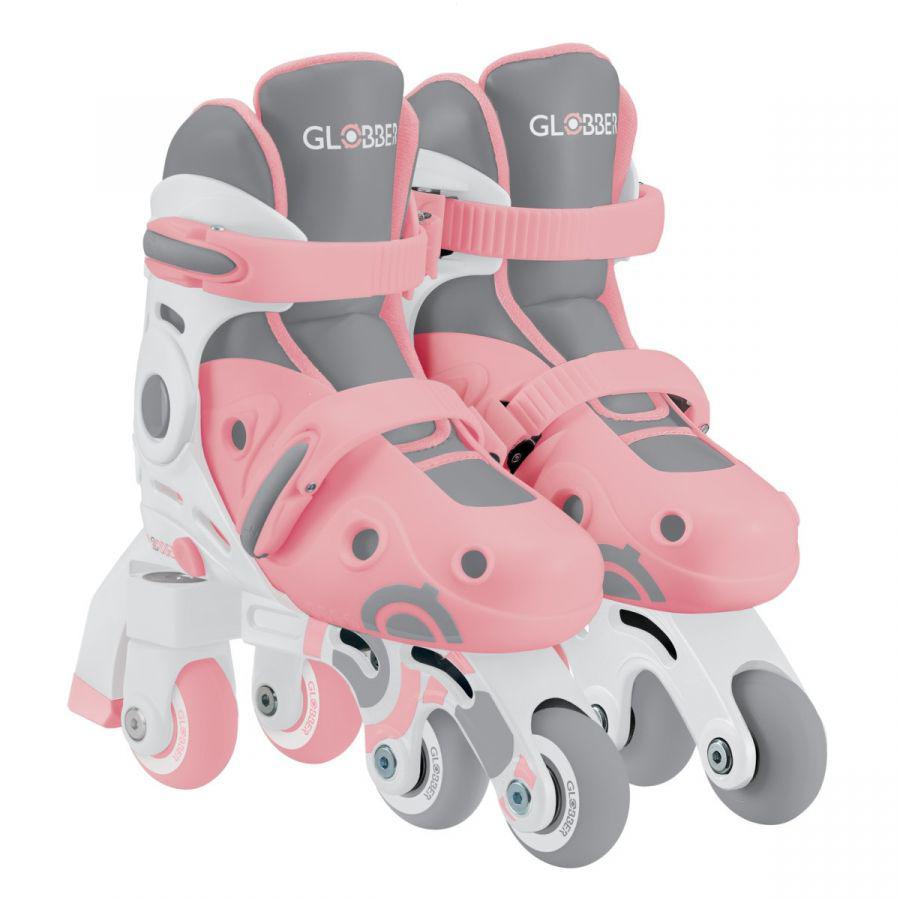 Globber Dječije role 2 u 1 veličina S/M 30-33 roze - Učenje inline klizanja