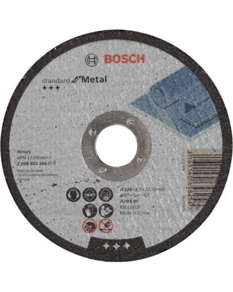 BOSCH daska za rezanje ravna Standard za metal A 30 S BF, 125 mm, 22,23 mm, 2,5 mm - 2608603166