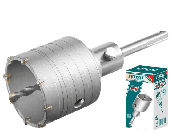 Total Tools Kruna za bušenje rupa, 65 mm, SDS adapter