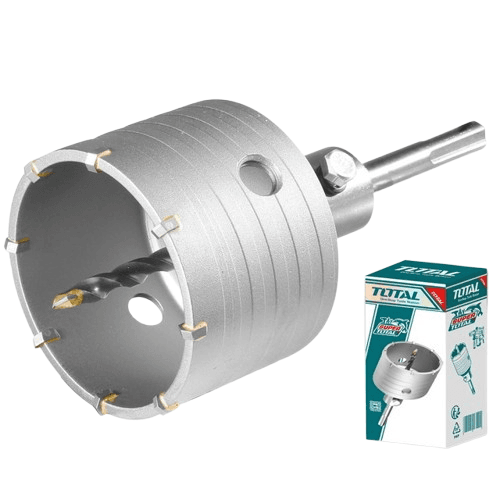 Total Tools Kruna za bušenje rupa, 80 mm, SDS adapter