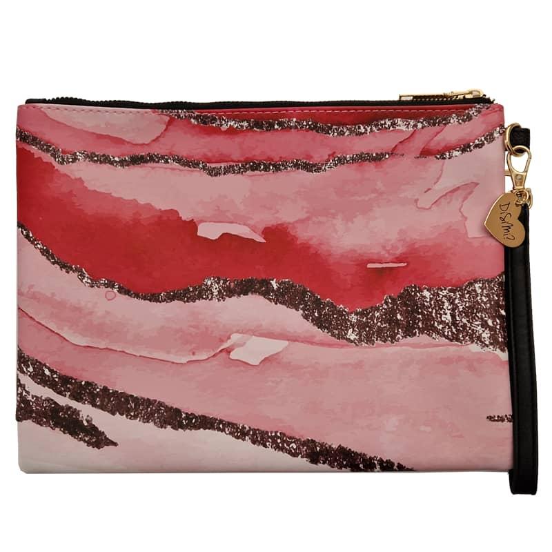 Disimi? Ženska pismo torba "Rose gold", 26x20 cm, Roze