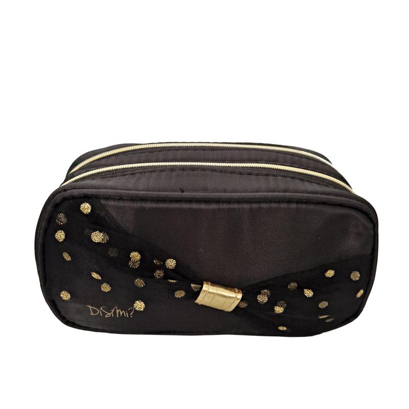 Disimi? Ženski neseser "Mašna", 18x8x10 cm, Crni