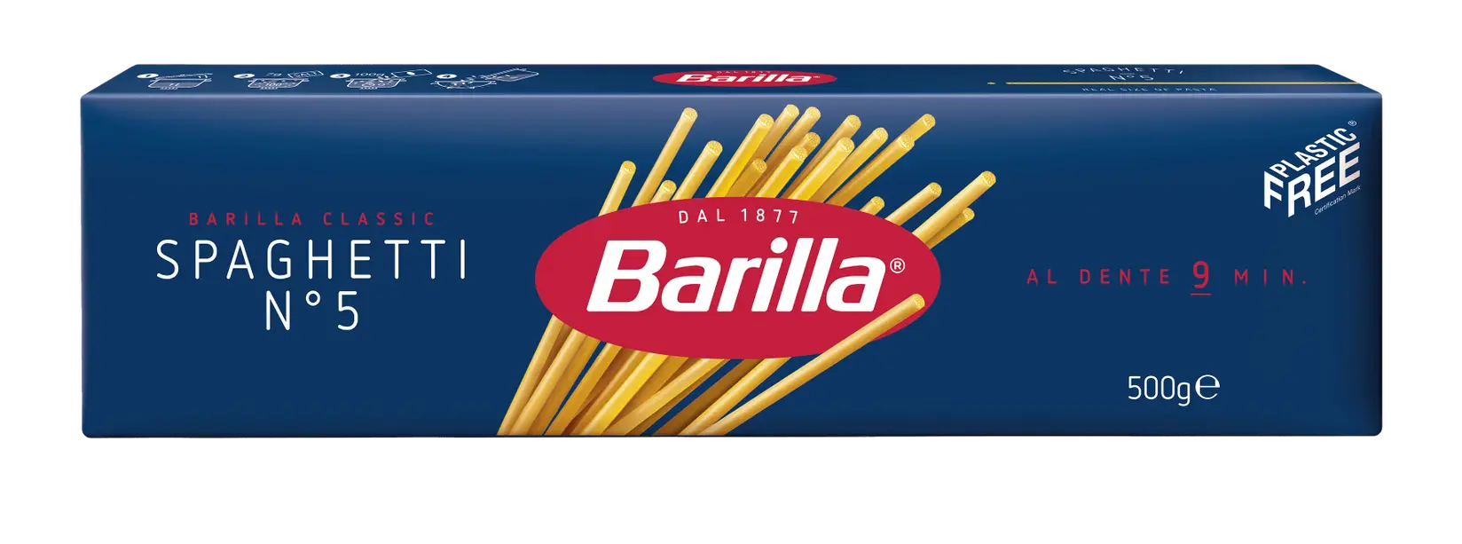 BARILLA Špageti br. 5 500g.