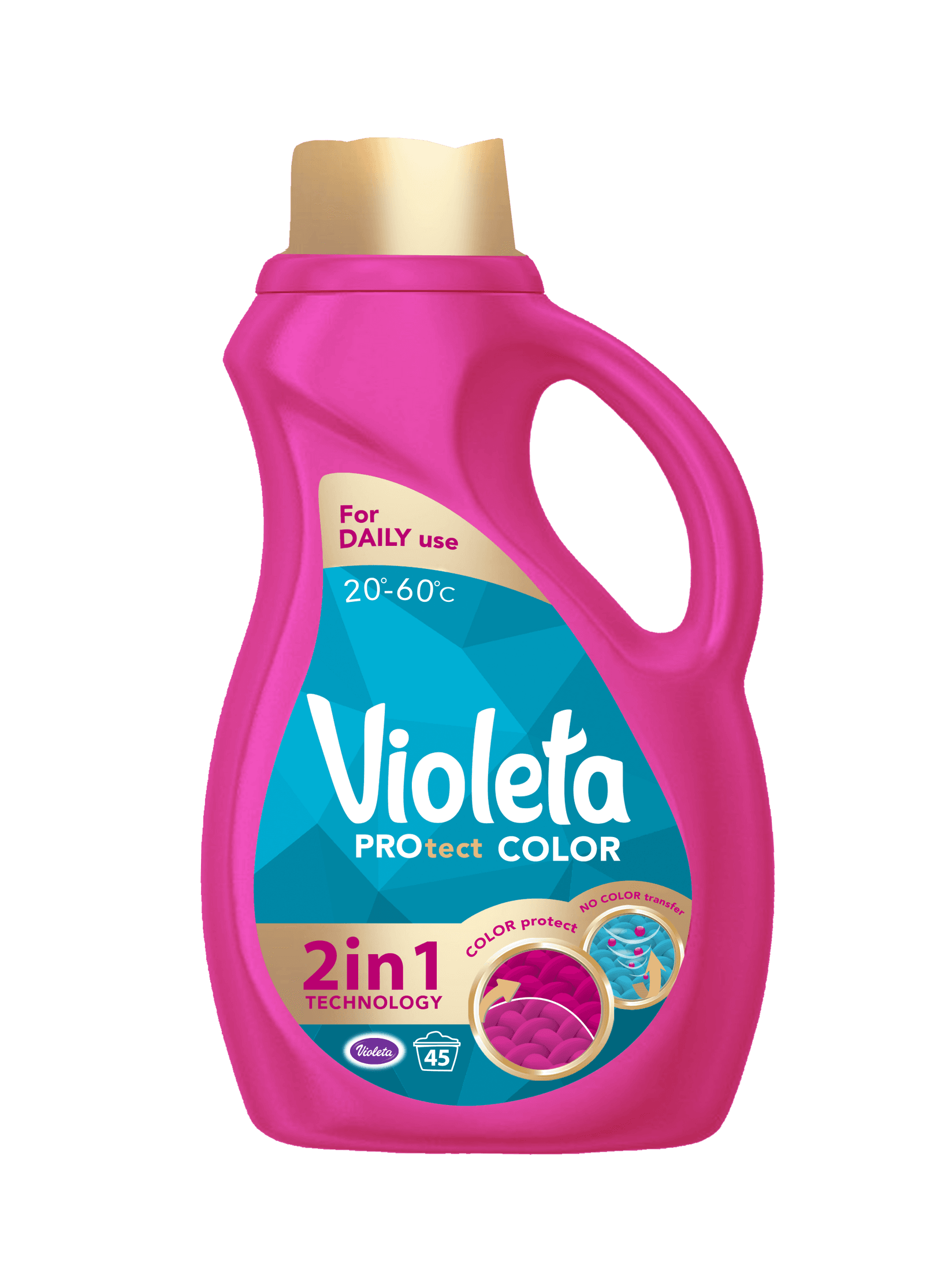 VIOLETA Tečni deterdžent za pranje rublja u boji 2.700 ml.