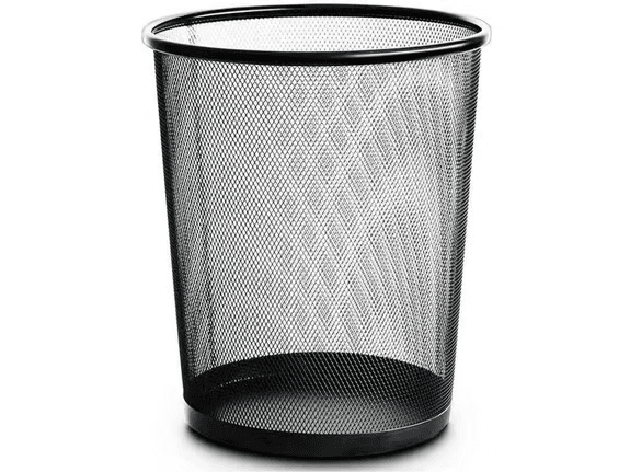 DELI Žičana kanta za smeće za poslovne prostore crna