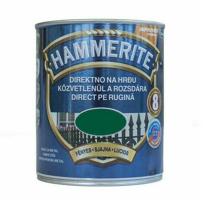 HAMMERITE 3u1 Sredstvo za poliranje sjajnog metala 0,75l, tamnozelena