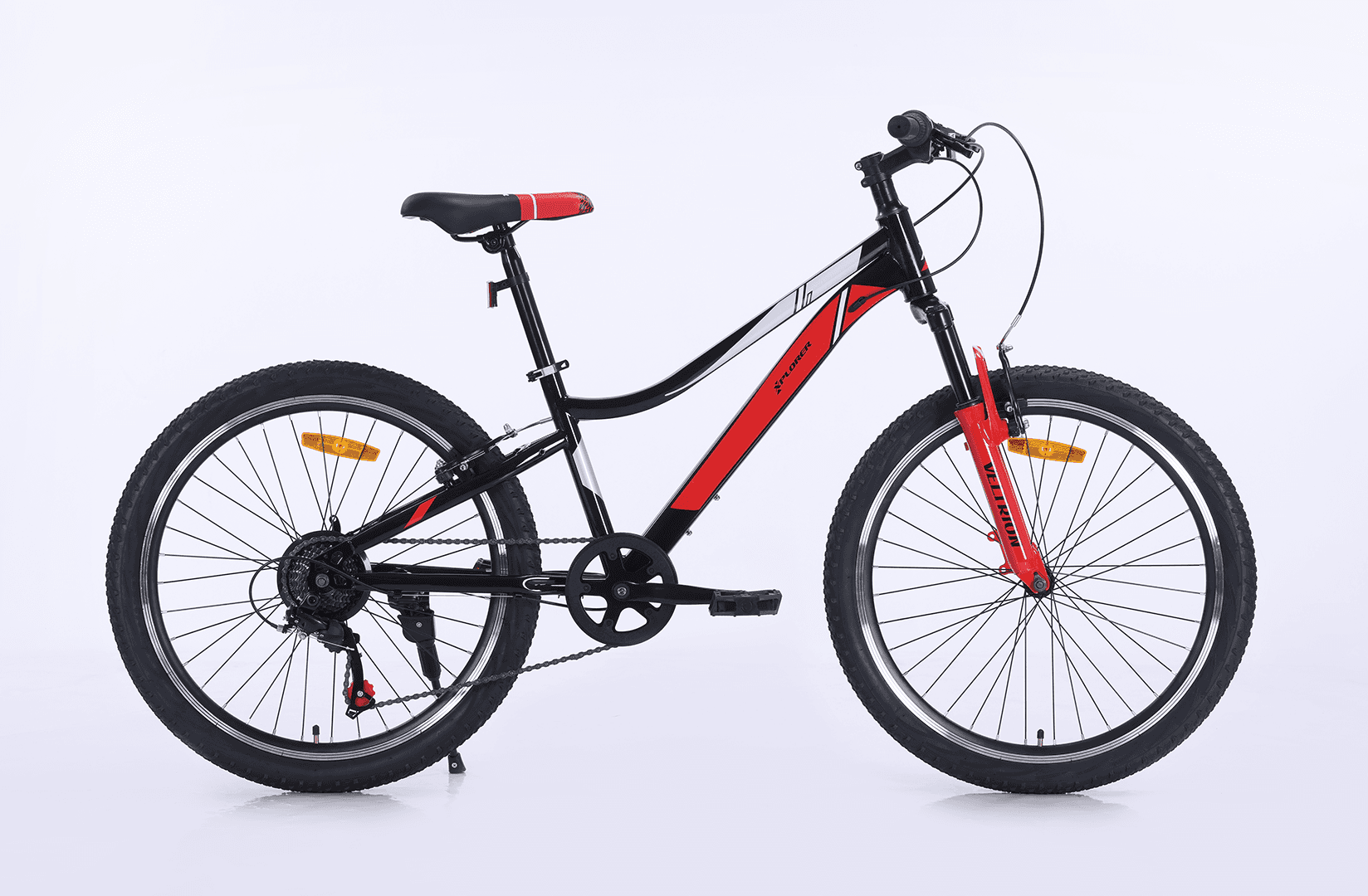 Xplorer Dečiji bicikl Veltrion, 24", Crno-crveni