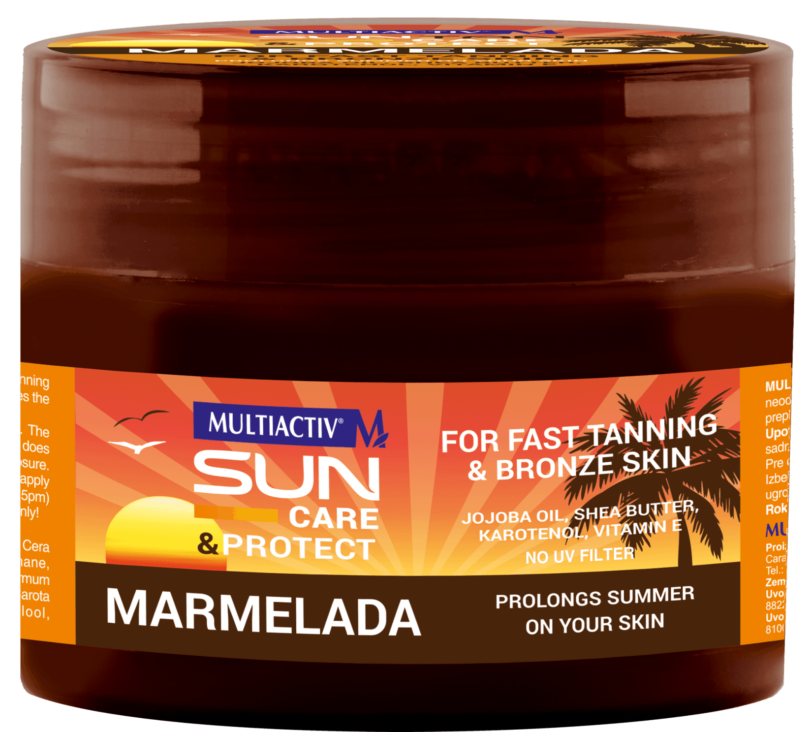 MULTIACTIV marmelada za brzo tamnjenje Sun Care&Protect 200ml