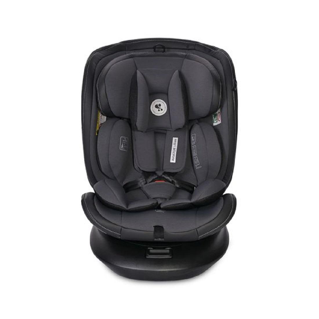 Lorelli Autosjedalica Aviator I-Size, Isofix, 40-150 cm, Tamno siva