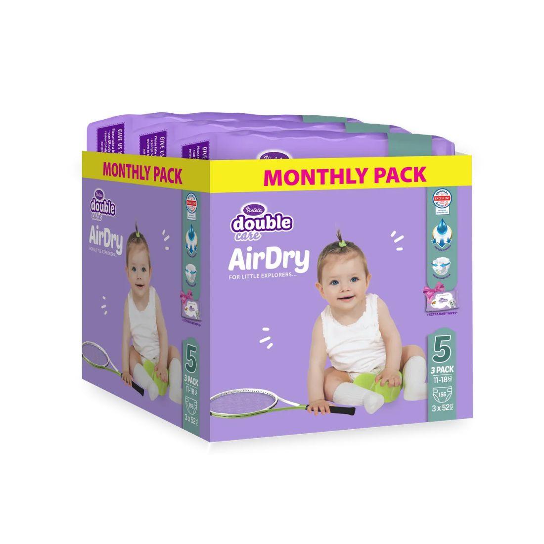 Violeta Pelene Air Dry Maxi 5, Monthly, 156/1