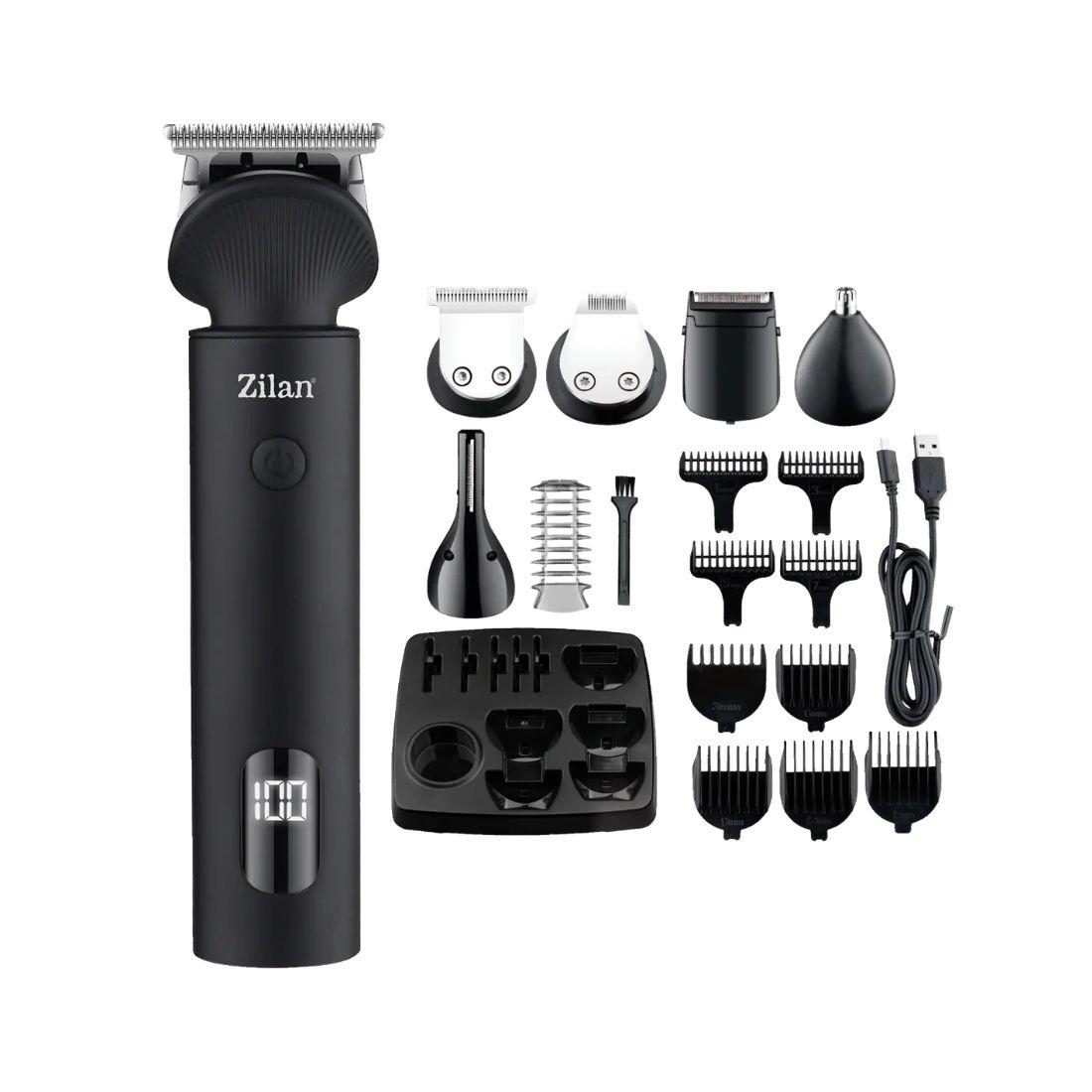 Zilan Aparat za šišanje, brijanje, trimer, 16u1 - ZLN8672 Zeus, Crni