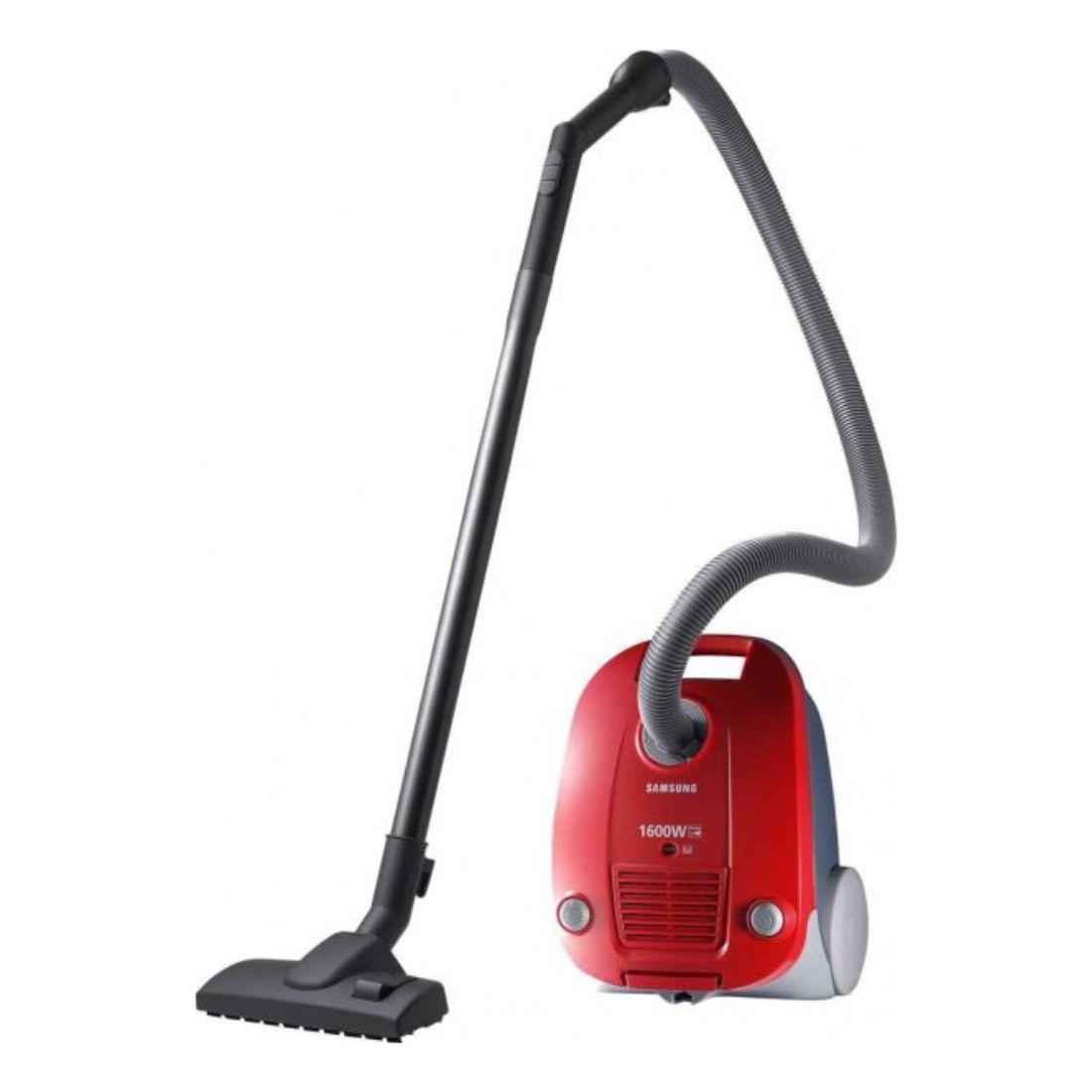 Samsung VCC4135S37/BOL Usisivač sa vrećicom, 1600 W, 320 W, Funkcija izduva, Crveni