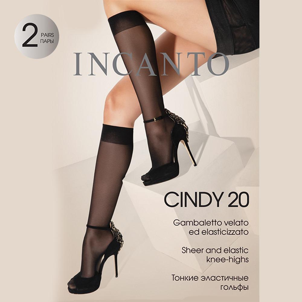 Incanto ženske dokoljenice CINDY 20 dena NERO