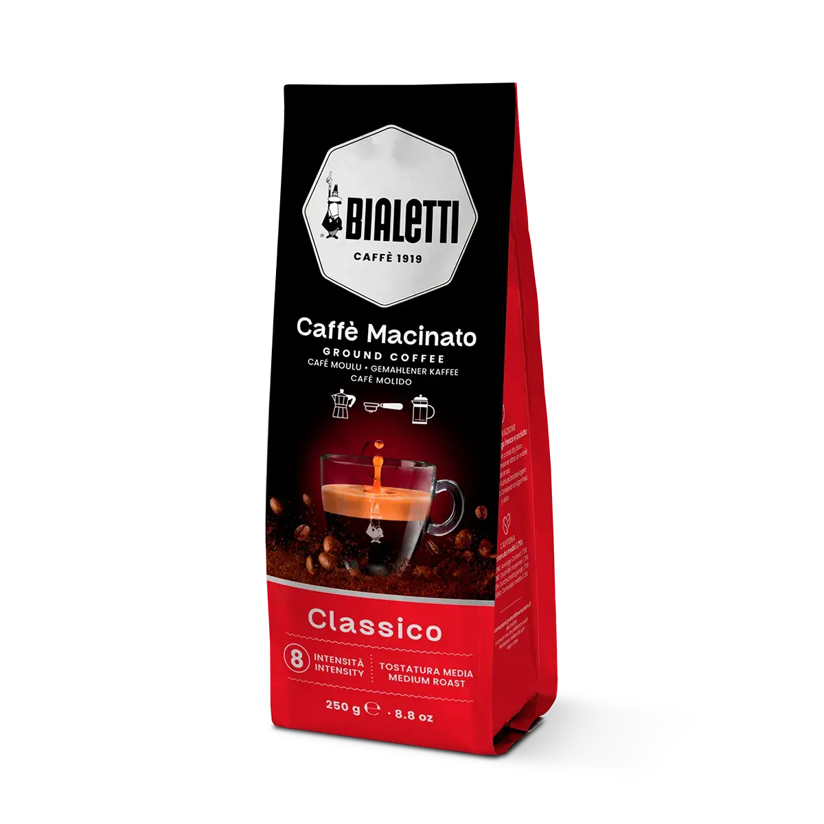 BIALETTI univerzala kafa Classico 250g