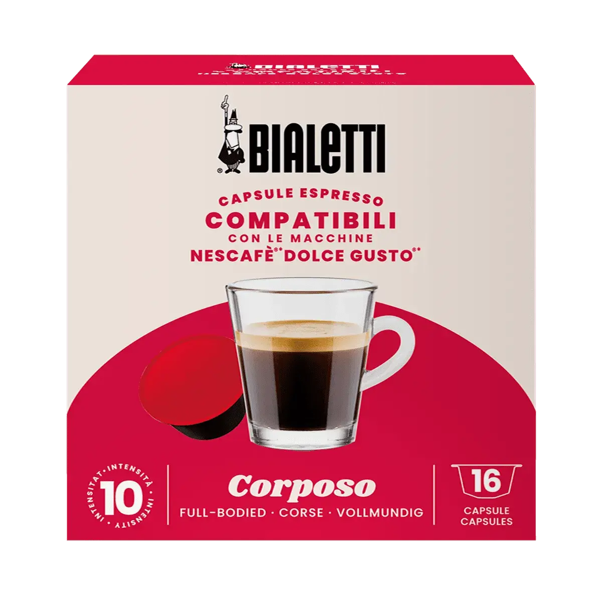 BIALETTI kapsule Dolce Gusto kompatibilne  Corposo 16/1