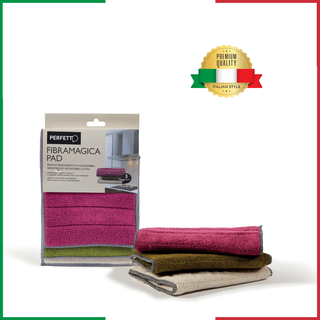 PERFETTO  Fibramagica pad 3u1 specijalizovani set krpa za različite namene