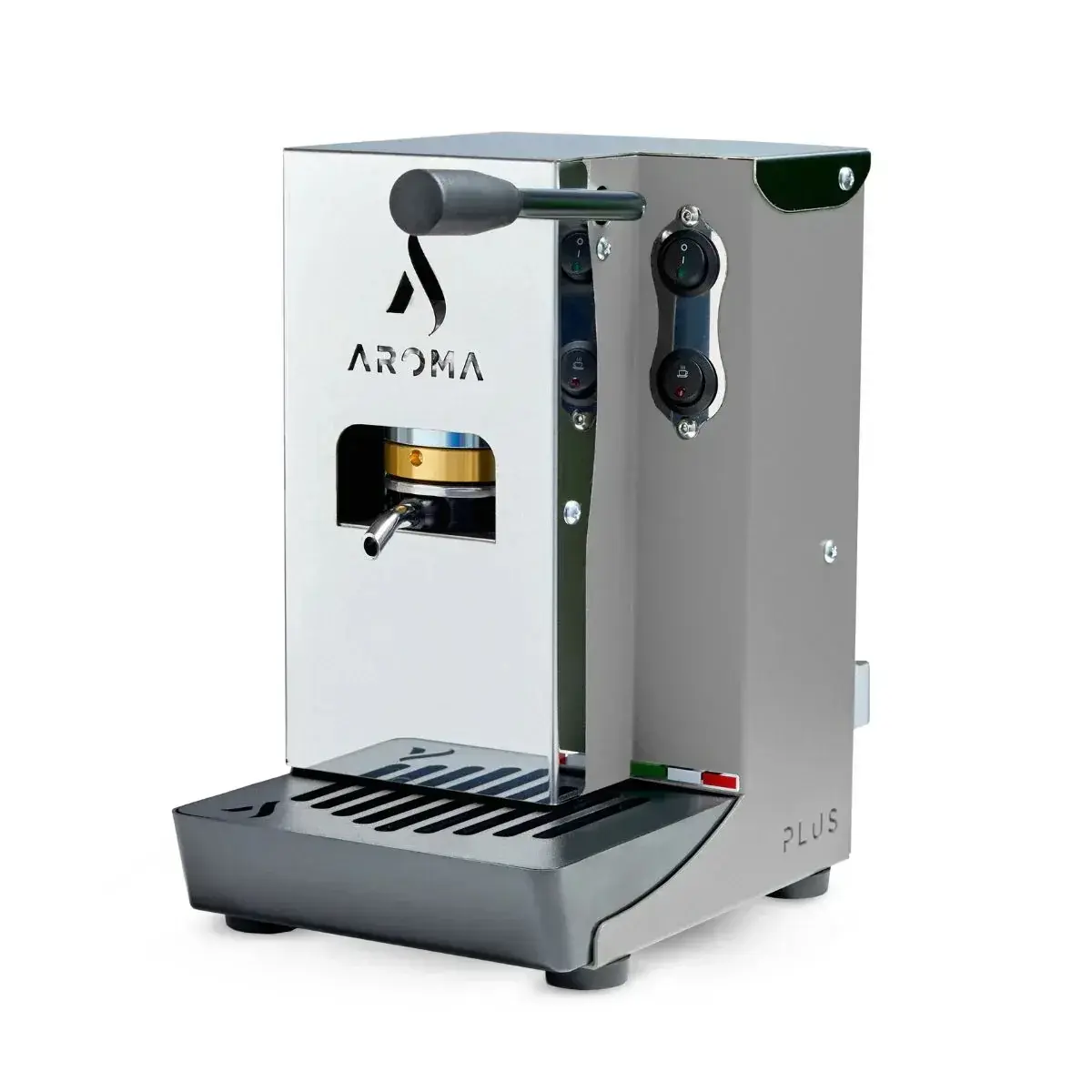 Aroma Plus+ aparat za espresso na cialde, siva