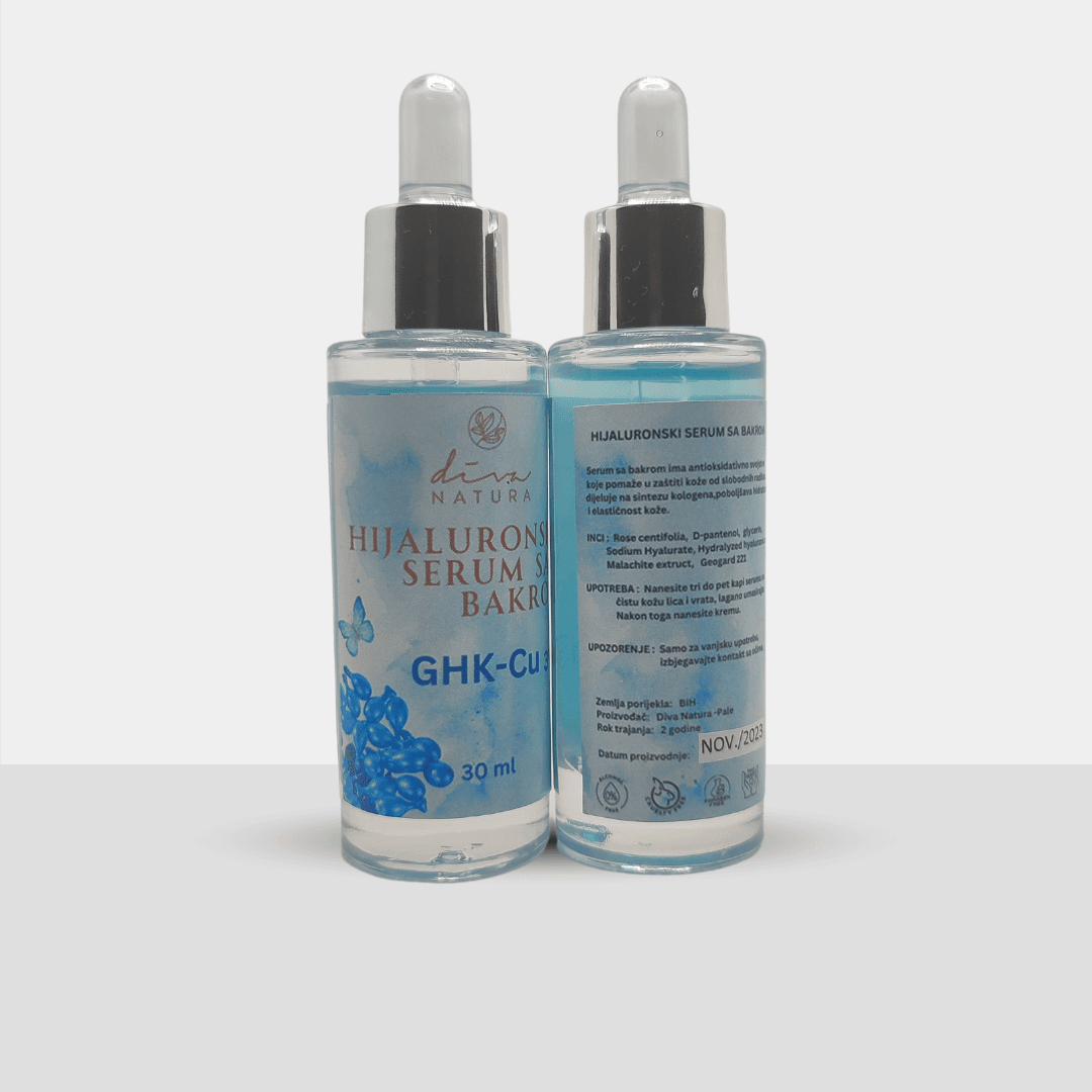 Diva Natura Hijaluronski serum sa Bakrom GHK-Cu 3 %