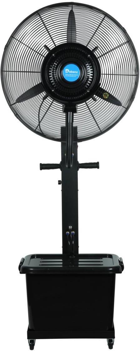 Debenz Industrijski ventilator sa raspršivačem vode Master, 41l, Crni