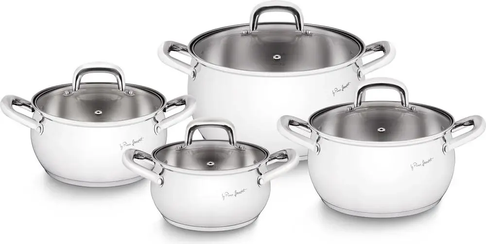 LAMART Set lonaca 4/1 LT1111, Srebrni