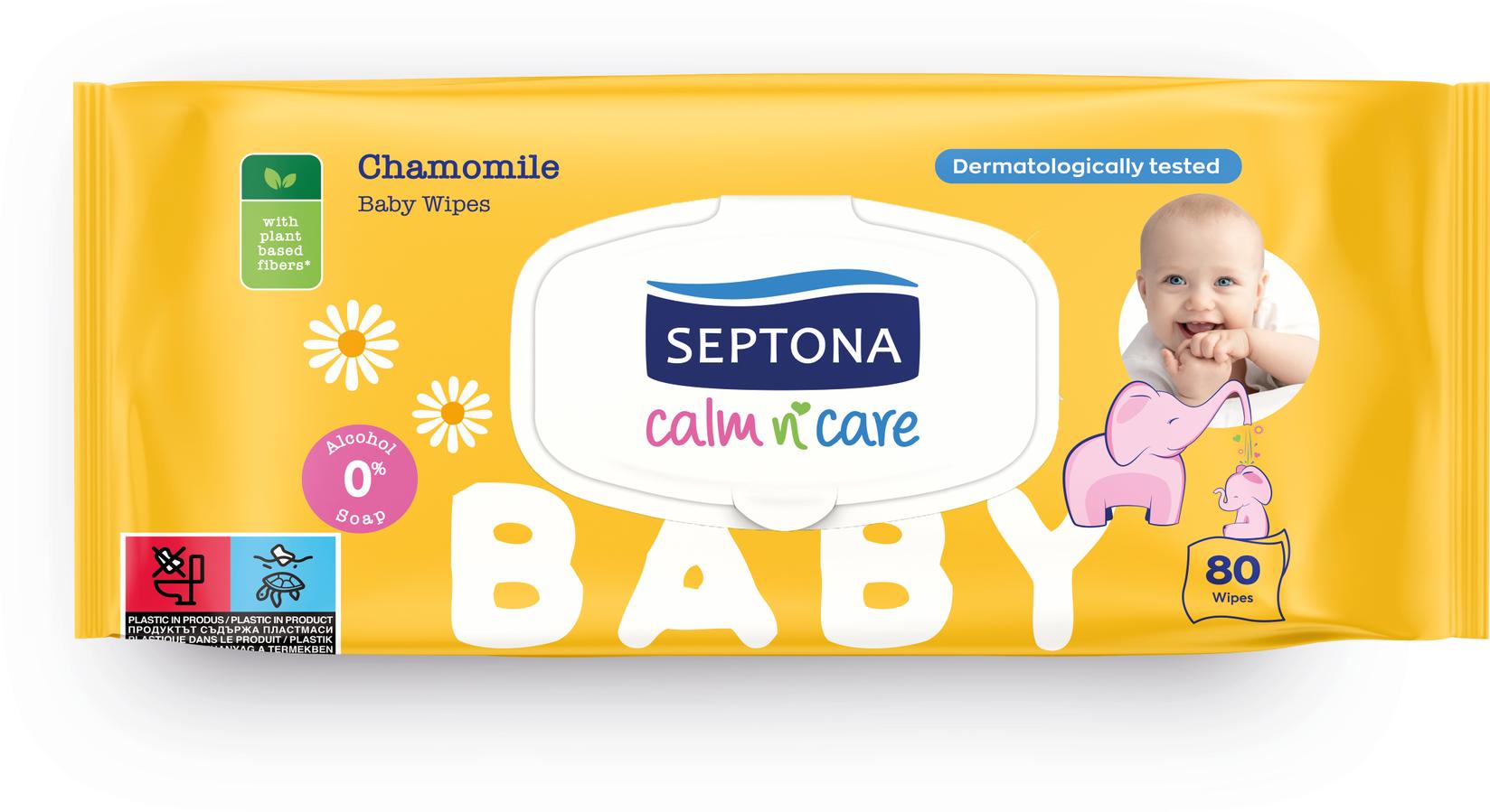 Septona Baby Vlažne maramice Kamilica 80/1