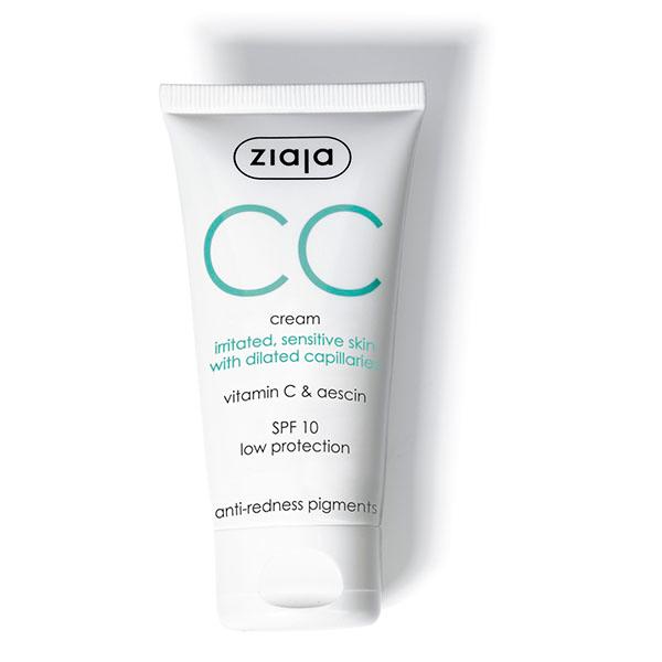Ziaja CC Krema za Iritiranu i Osjetljivu Kožu Spf 10 50ml.