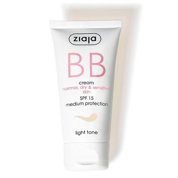 Ziaja BB Krema za Normalnu, Suhu i Osjetljivu Kožu Svijetli Ton  50ml.
