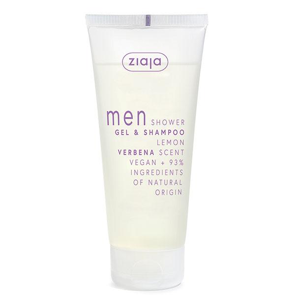 Ziaja Men Gel za Tuširanje i Šampon za Kosu Limun i Verbena 200ml