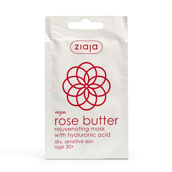 Ziaja Maska za Pomlađivanje Kože na Bazi Ružinog Maslaca 7 ml