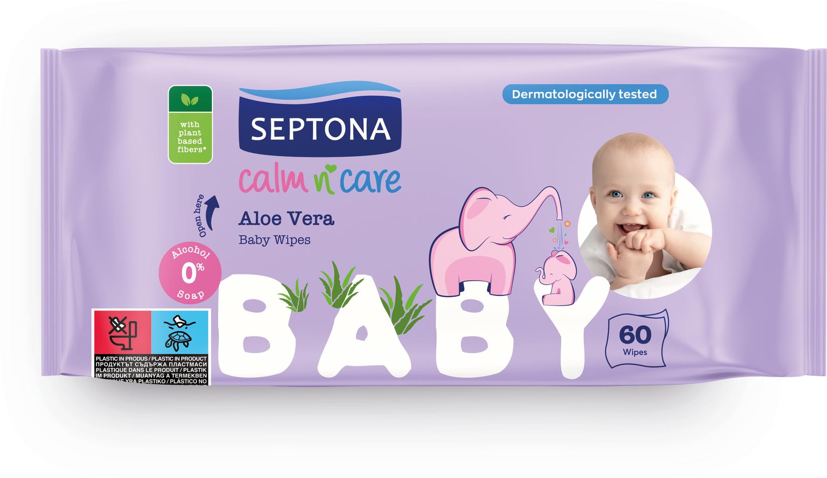 Septona Baby Vlažne maramice Aloe Vera 60/1