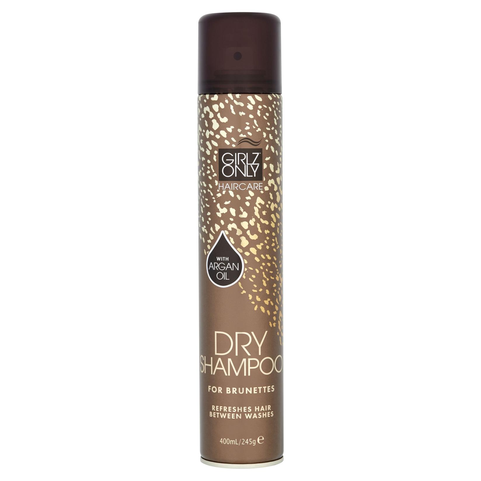 GIRLZ ONLY Šampon za suho pranje kose Brunette s arganovim uljem 400 ml