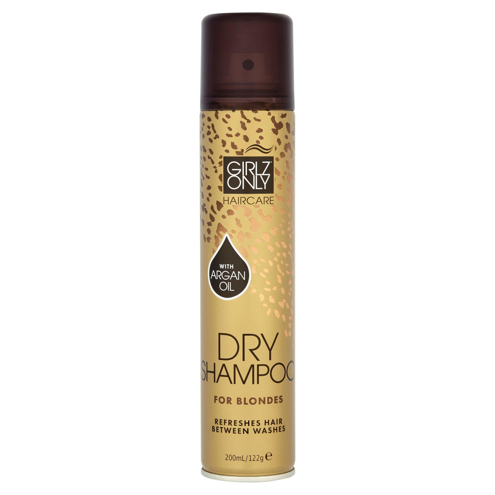 GIRLZ ONLY Šampon za suho pranje kose Blonde s arganovim uljem 200 ml