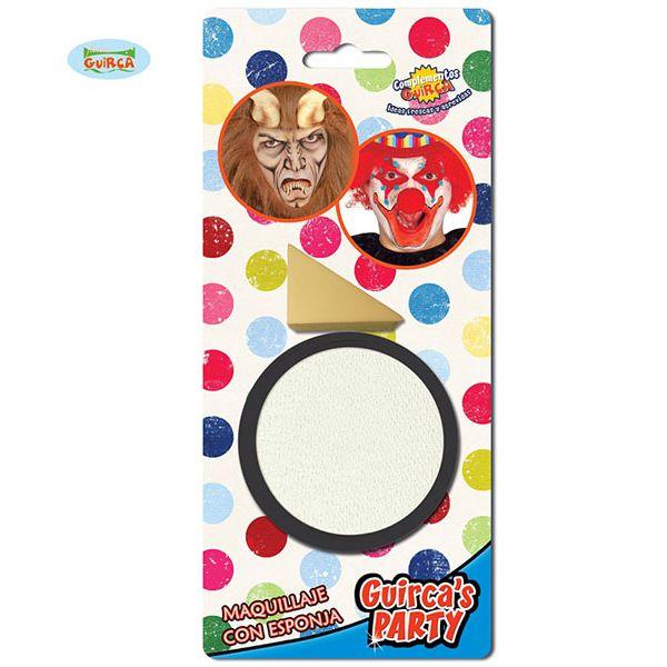 Facepainting - bijela boja sa spužvom