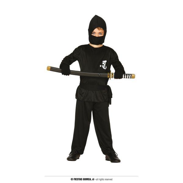Kostim - crni nindža 5-6 godina