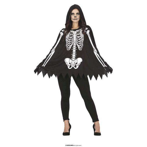 Kostim - Skeleton poncho odrasli