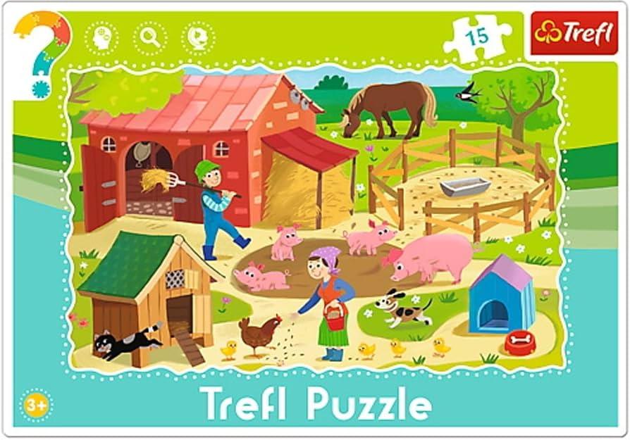TREFL Puzzle Baby 15 sa Okvirom