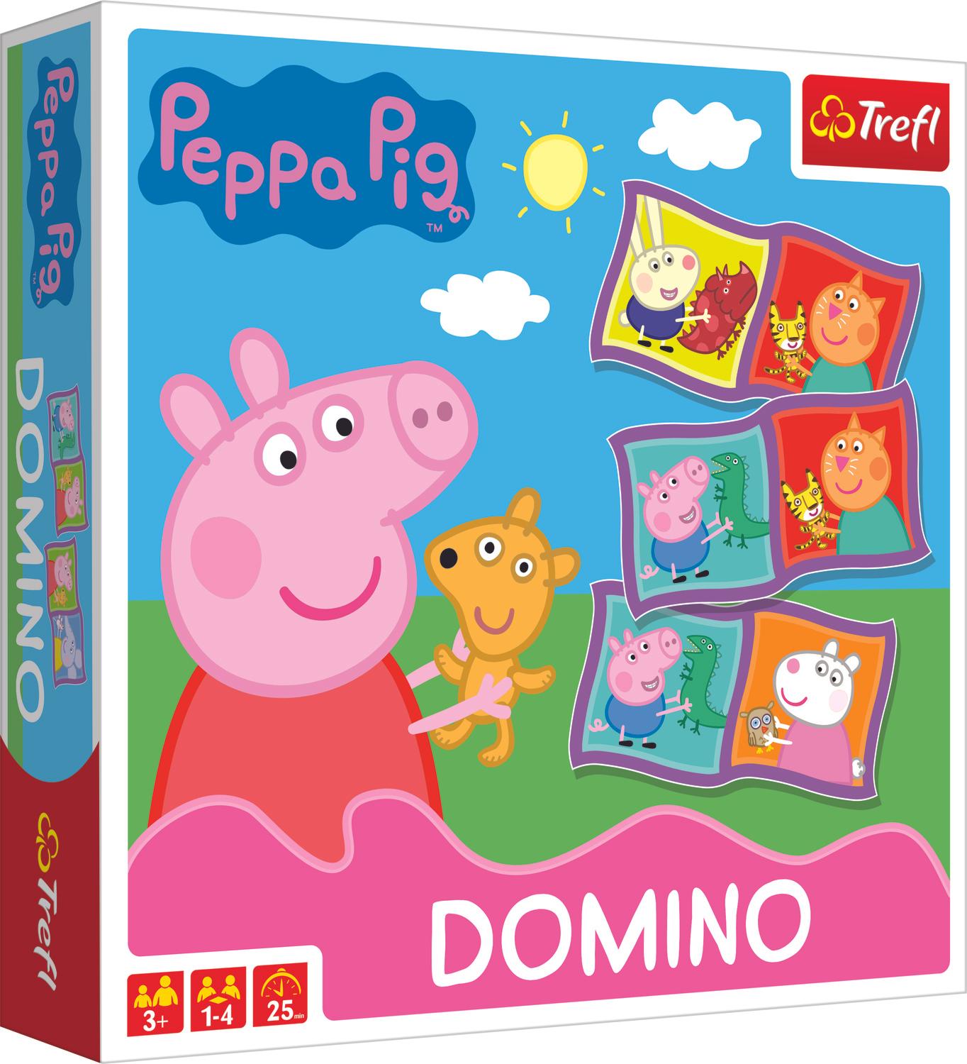 Trefl Društvena igra domino Pepa Pig 02066