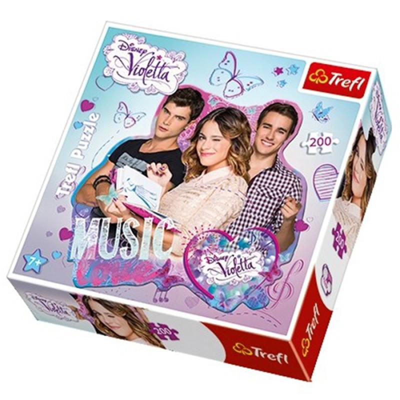TREFL Puzzle 200 Shaped Violeta